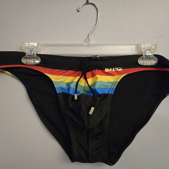 Bang! Miami Mini Swim Brief Stripe A Pose 3XL - Picture 1 of 2
